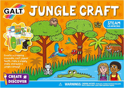 Galt, Jungle Craft, Kit de artesanato para crianças, a partir de 5 anos, médio
