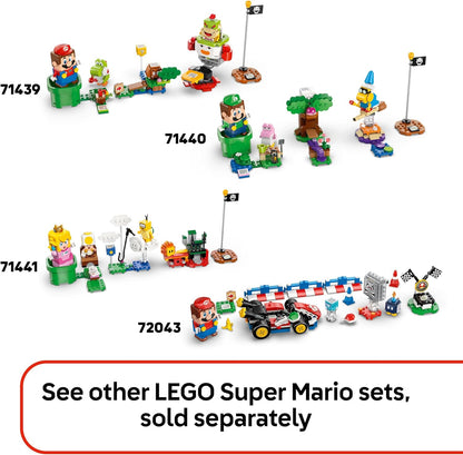 LEGO Super Mario Party na Casa do Toad - Conjunto Interativo com 2 Figuras, Cozinha, Quarto e Mesa de Piquenique - Presente Ideal para Crianças a partir de 7 Anos - 72041
