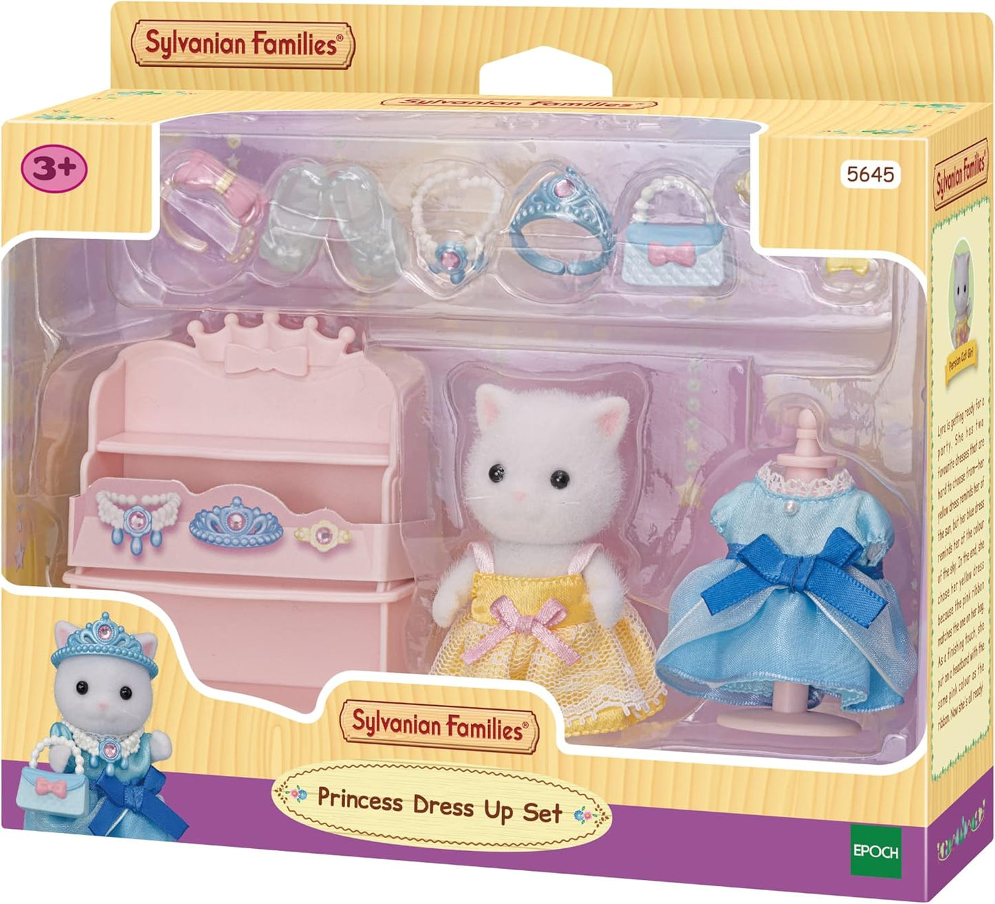 Sylvanian Families Conjunto de vestir princesa - conjunto de casa de bonecas 5645