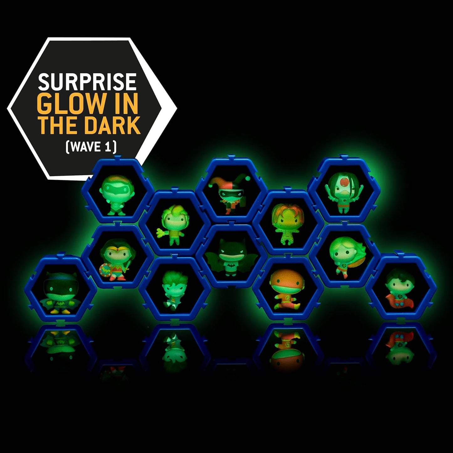 UAU! COISAS - Nano Pods DC Surprise Colecionável Conectável | Figura de Super-herói Acoplada a um Pod Conectável | Brinquedos para Crianças e Adultos | Colecione e Conecte Onda 1