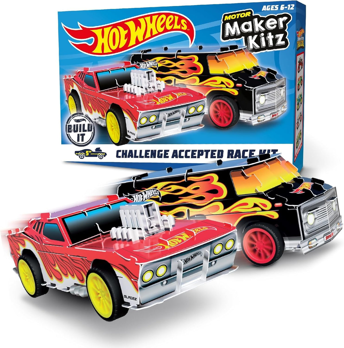 Toy Racer Kit BLADEZ Hot Wheels Toyz Pull Back Racer Kit Set - Street Racers Twin Pa ...