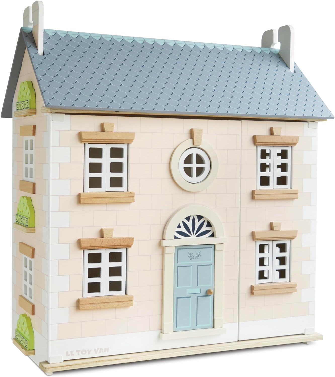 Le Toy Van - Casa de bonecas Bay Tree Grande casa de bonecas de madeira | Conjunto de jogos de casa de bonecas de madeira de 3 andares - adequado para maiores de 3 anos