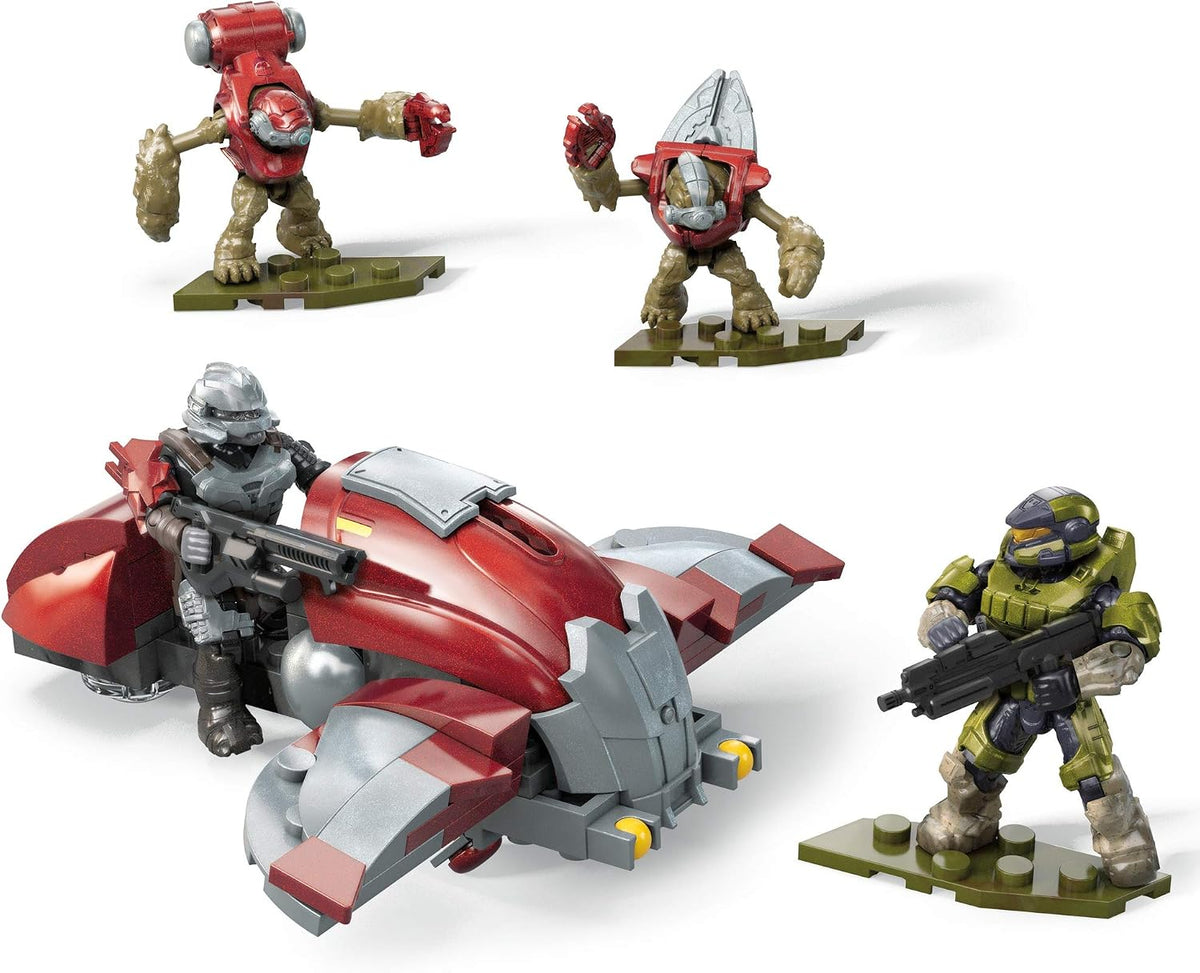 Mega Veículo Pequeno Bloks Halo Ghost Hijacked