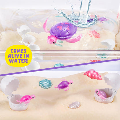 Pets Alive Mama Turtle Surprise da ZURU, robô de brinquedo tartaruga de estimação