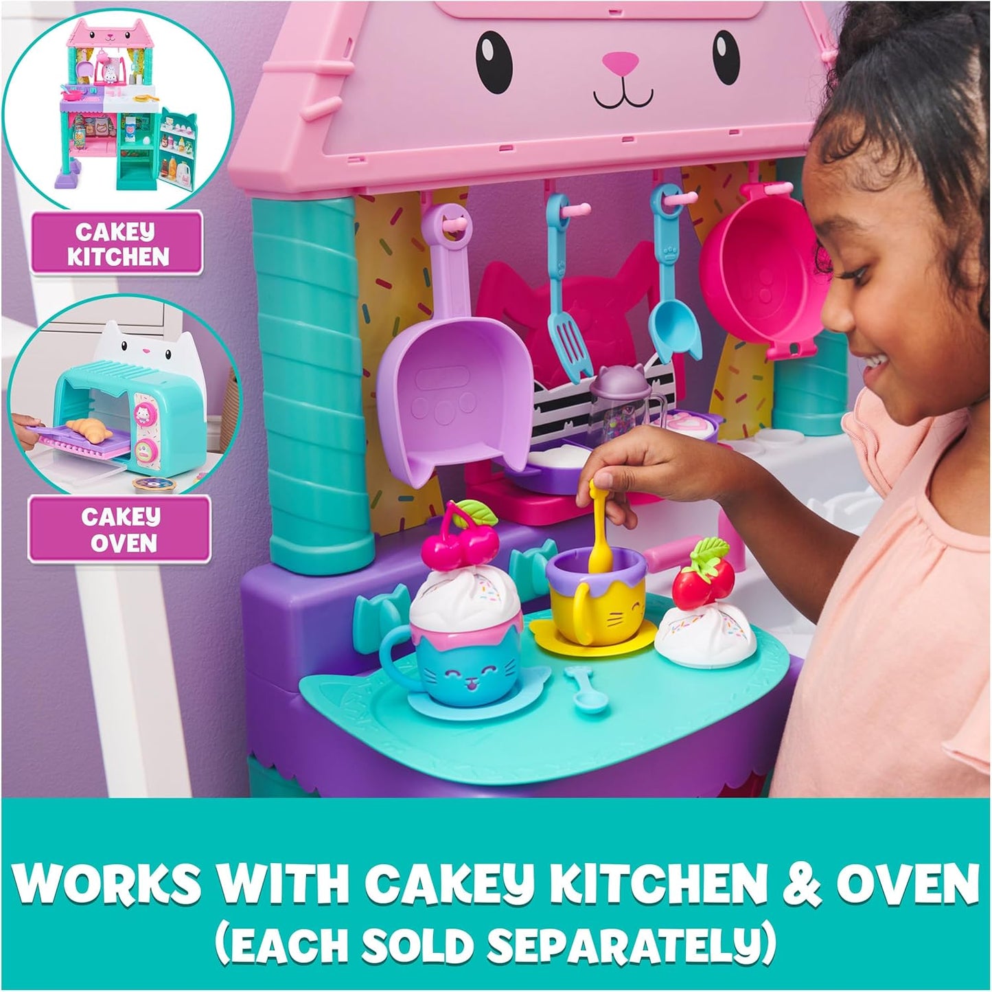 Gabby's Dollhouse - Conjunto para Chocolate Quente Sprinkle Time (6067216)