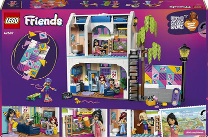 LEGO Friends Casa da Família da Liann - Conjunto em Miniatura com Jardim, 4 Mini Bonecas, Figuras de Animais de Estimação Axolote e Gecko e Acessórios - Presente de Aniversário para Meninas a partir de 7 Anos - 42687