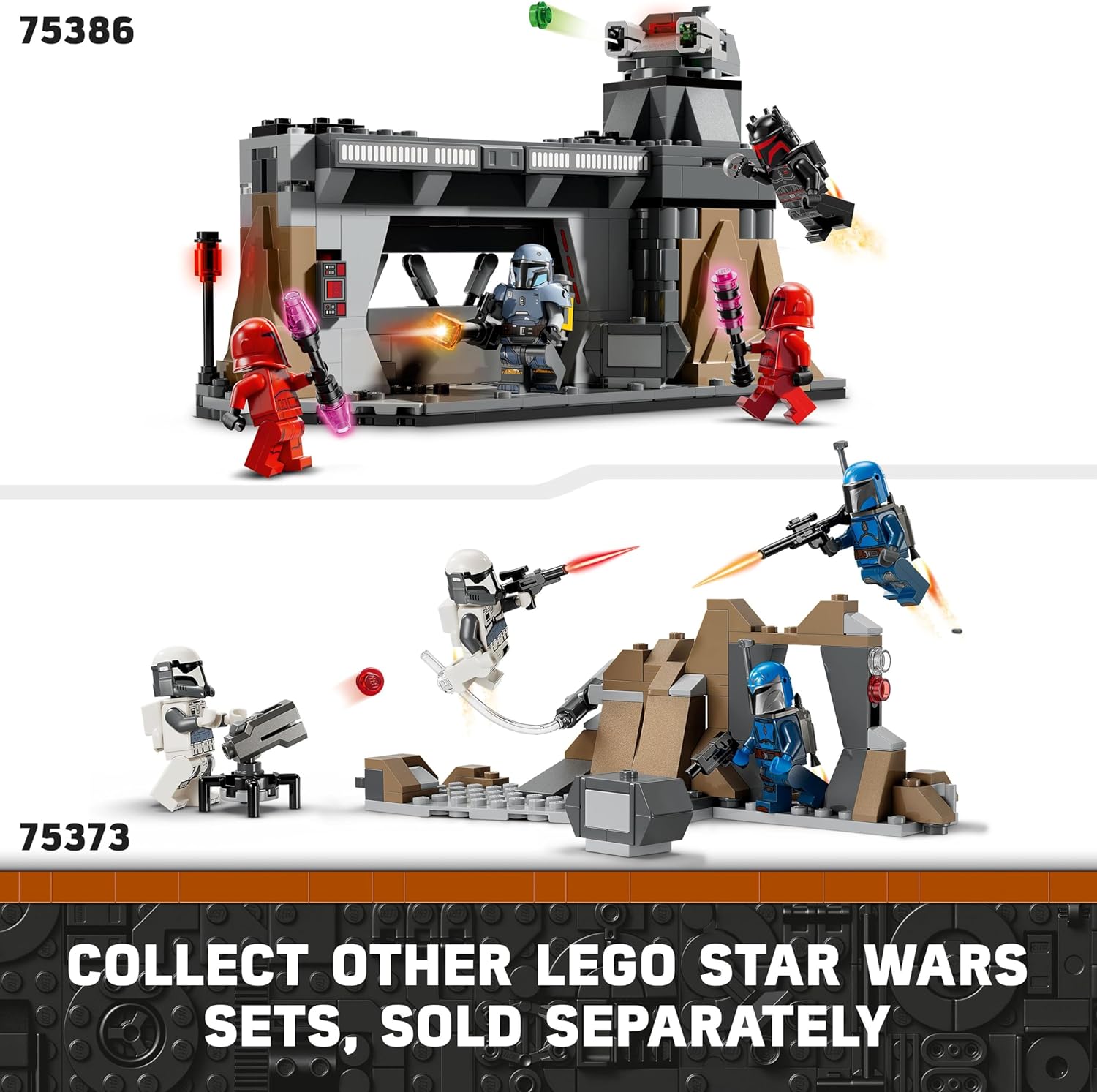 LEGO Star Wars: The Mandalorian Paz Vizsla e Moff Gideon Battle, brinq