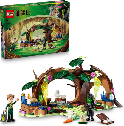 LEGO Refúgio da Elphaba Malvada - Brinquedo de Construção na Floresta com 2 Mini Bonecas e 2 Figuras de Animais, além de Acessórios - Presente para Meninas a partir de 7 Anos e Fãs do Filme - 75687