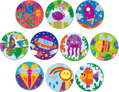 Galt Toys, Fab Foil Art, Kit de artesanato para crianças, a partir de 6 anos e brinquedos, Galt Fab Foil Art, kits de artesanato criativo para crianças e conjunto de atividades divertidas de arte em folha para crianças, meninas e meninos.