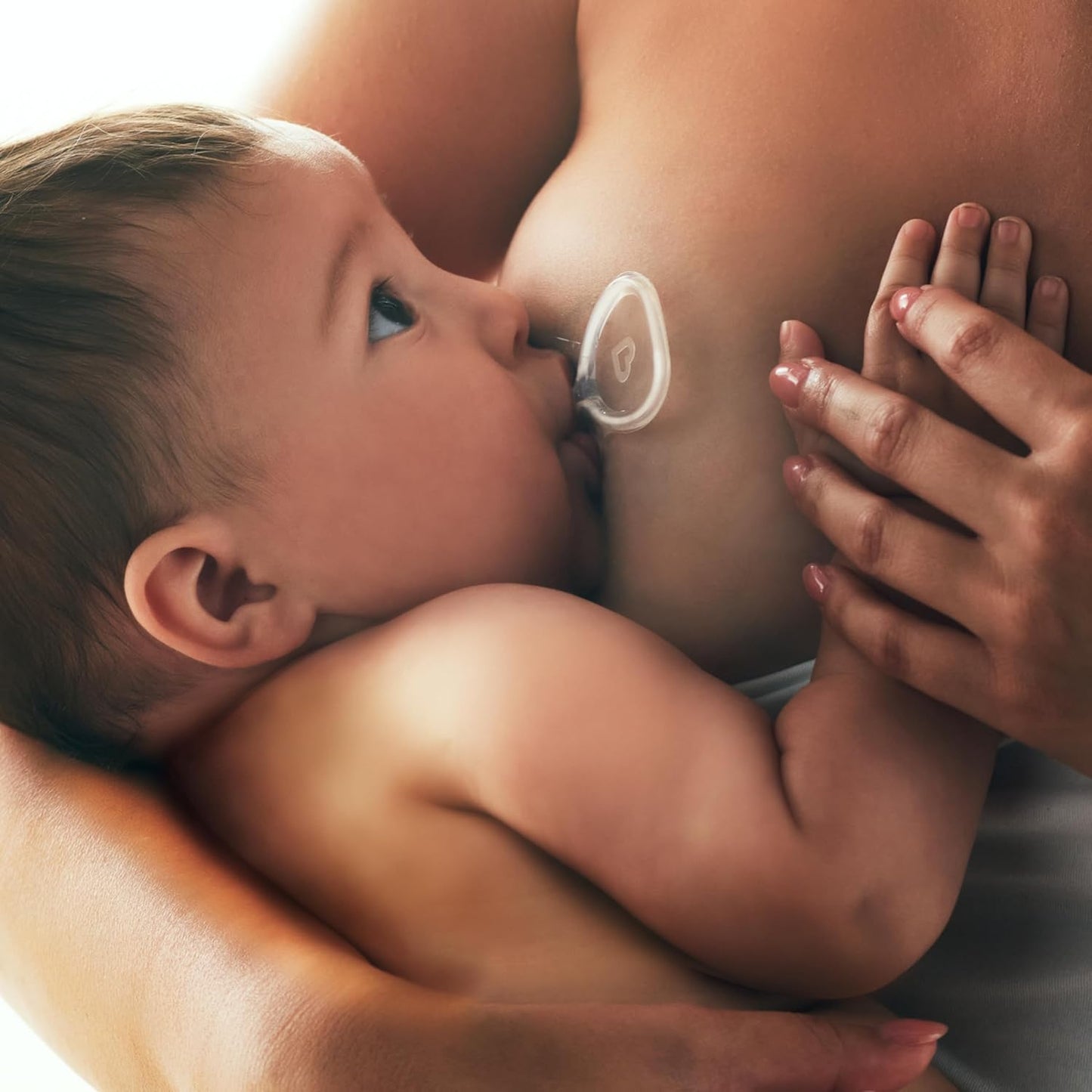 Munchkin Flow Nipple Shield+ | Acompanhe o fluxo de leite enquanto amamenta | Amamentação e itens essenciais para o bebê