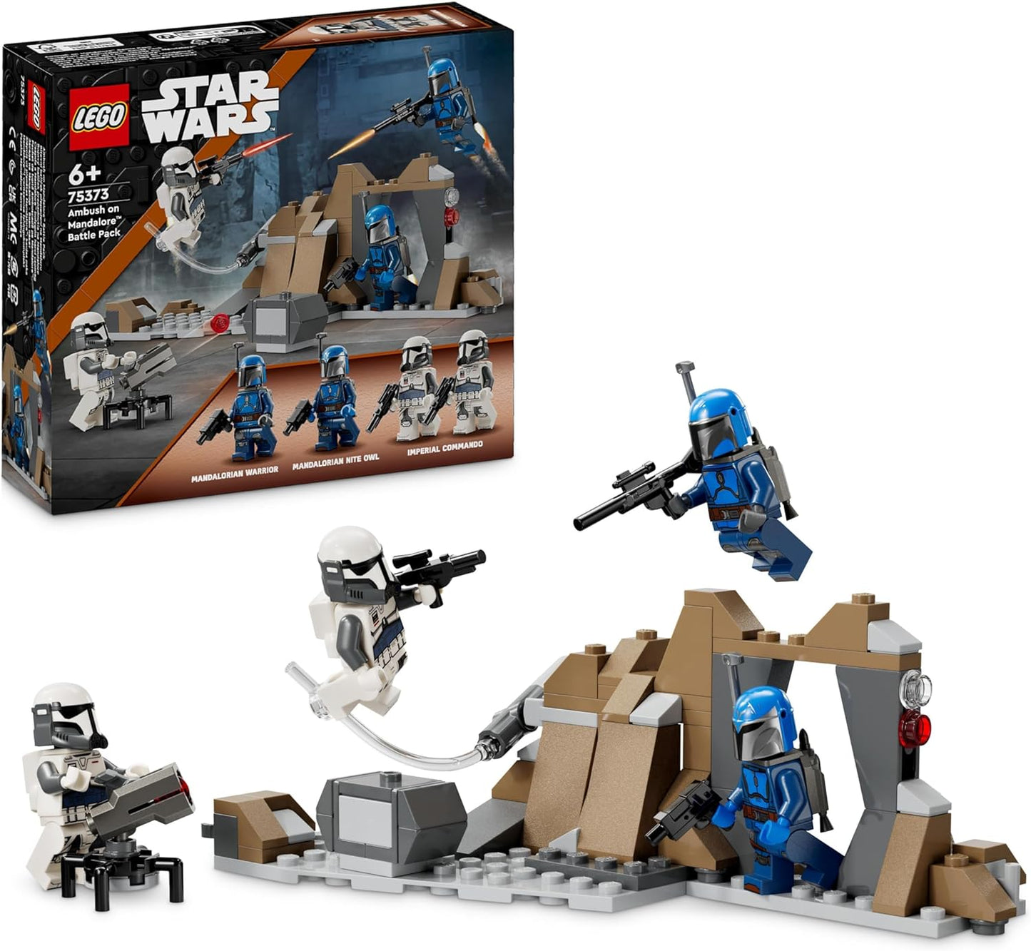 LEGO Star Wars: La emboscada mandaloriana en Mandalore Battle Pack, ju
