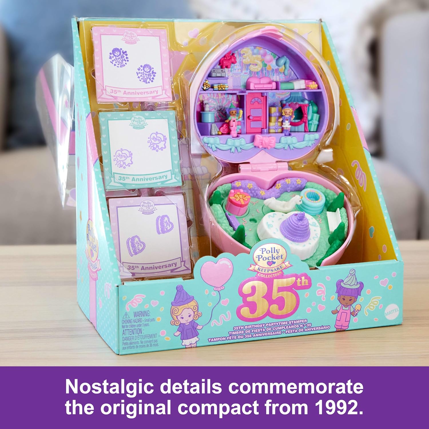 Polly Pocket Dolls e Playset, Collector Heritage Compact, 35th Birthda