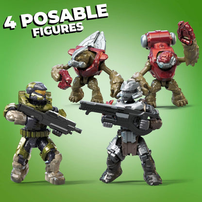 Mega Veículo Pequeno Bloks Halo Ghost Hijacked