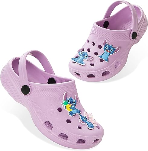 Disney Tamancos Girls com pingentes de borracha removíveis - Presentes para meninas