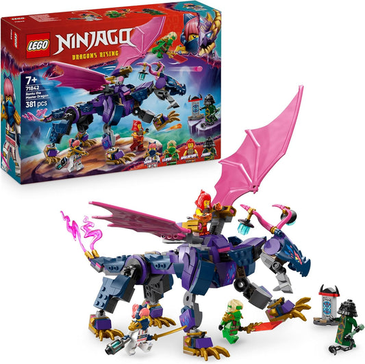 LEGO NINJAGO Rontu the Master Dragon Toy - Posable Dragon Figure with Stud Shooters - incl. Lloyd, Sora & Wyldfyre Minifigures - Gift for 7+ Year Old...