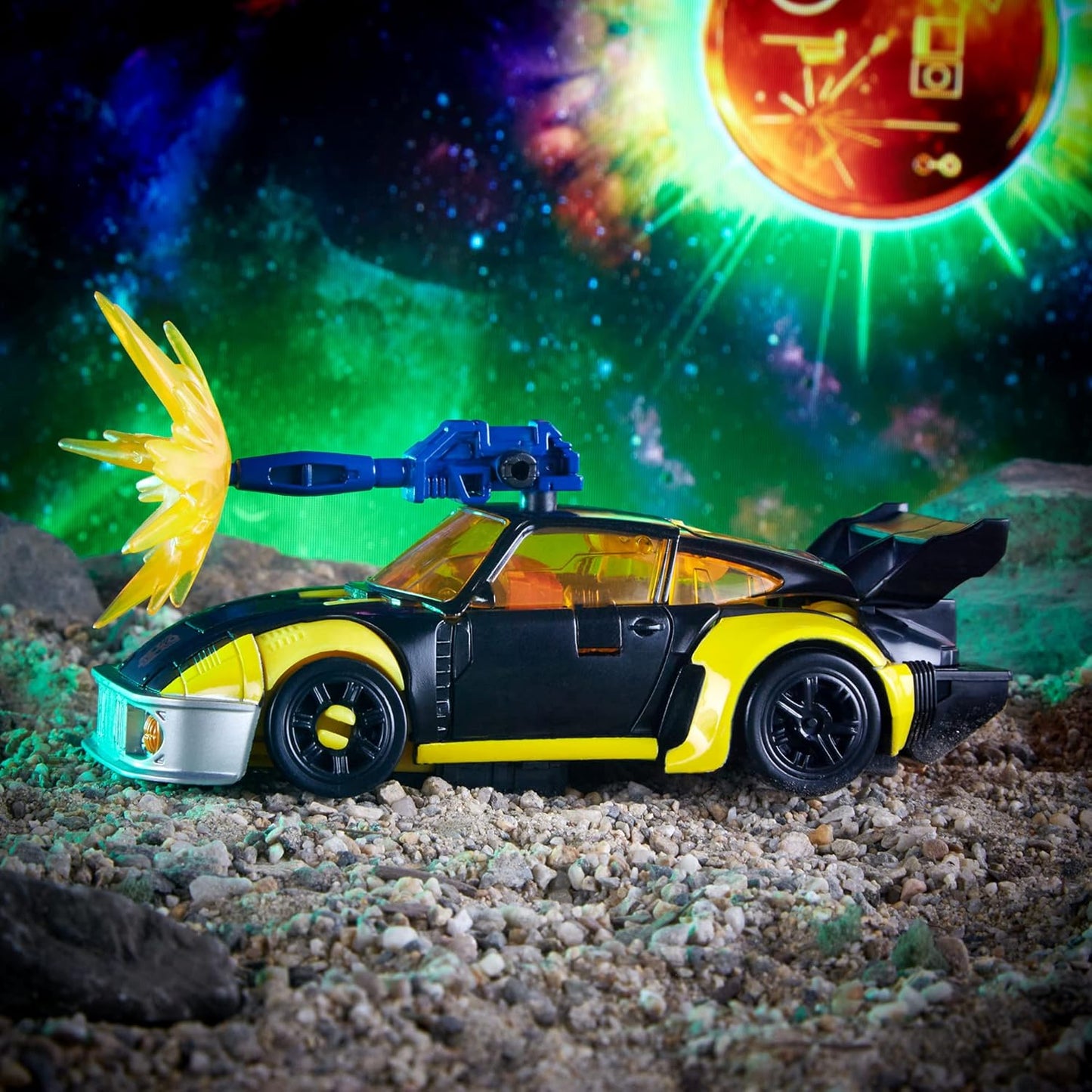 Transformers Generations War for Cybertron Golden Disk Collection Capítulo 2, Autobot Jackpot com Visão, para maiores de 8 anos, 14 cm (Exclusivo Amazon)