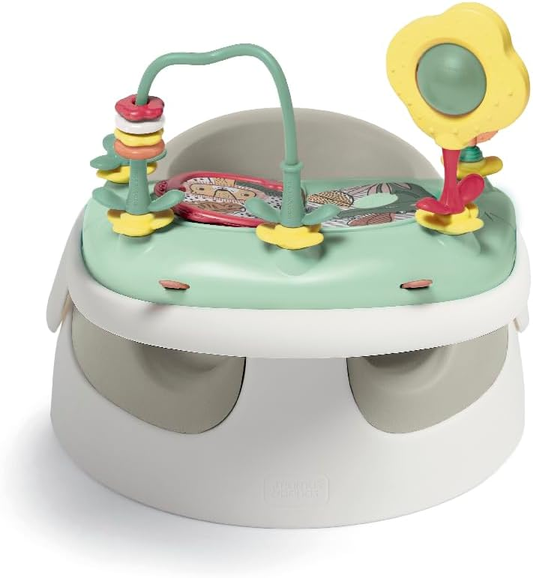 Assento confortável para bebé Mamas & Papas e tabuleiro de atividades com características ajustáveis, design de suporte, estável e fácil de limpar na cor Blossom (rosa), adequado de 3 a 12 meses aproximadamente