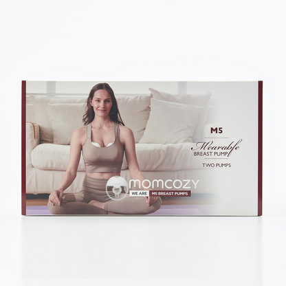 Bomba tira-leite Momcozy M5 Hands Free - 24 mm (2, azul royal)