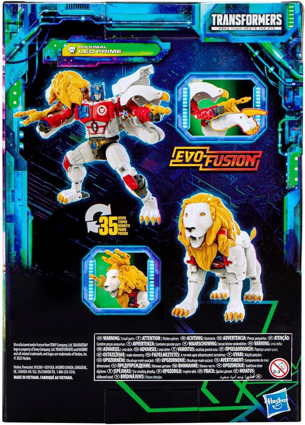 Figura de ação Transformers Legacy Evolution Voyager Maximal Leo Prime de 18 cm