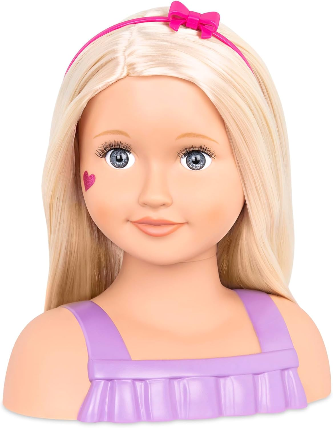 Cabeça de Trista para Penteado da Our Generation – Busto de Boneca para Pentear para Meninas a partir dos 3 Anos | Inclui Acessórios para Pentear