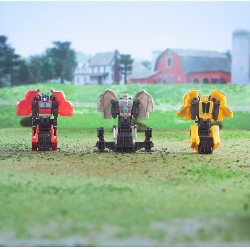 Figura Transformers EarthSpark Tacticon Optimus Prime, 6 cm, Robot de Brinquedo para Crianças a partir dos 6 Anos
