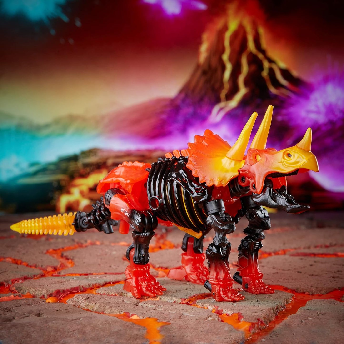 Transformers Generations War for Cybertron Classe Luxo - WFC-K39 Tricranius - Beast Power Fire Blasts Collection