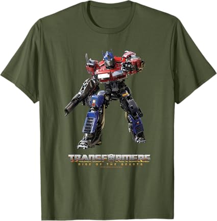 T-shirt de corpo inteiro Transformers: A Ascensão das Feras Optimus Prime