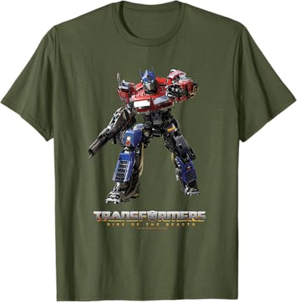 T-shirt de corpo inteiro Transformers: A Ascensão das Feras Optimus Prime