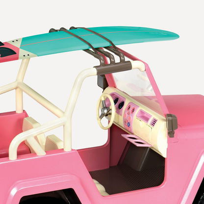 O nosso Jeep Off Roader de 45 cm para bonecas, brinquedos, roupas e acessórios para meninas a partir dos 3 anos