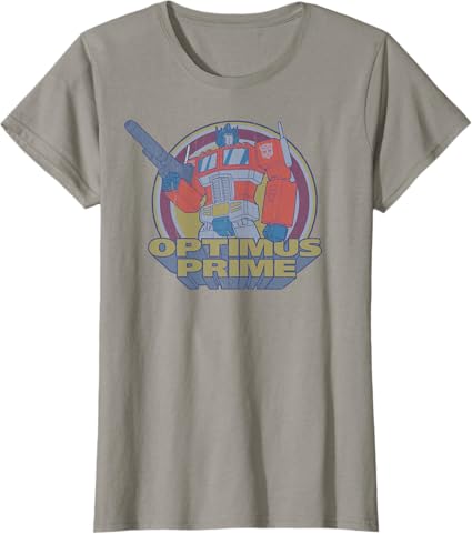 T-shirt Transformers Optimus Prime Retro Portrait