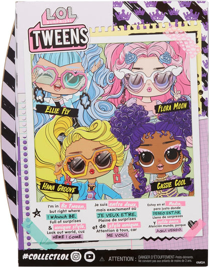 LOL Surprise Tweens - Muñeca de moda Hana Groove - con más de 10 sorpresas y fabulosos accesorios - ideal para niños de 4 años en adelante