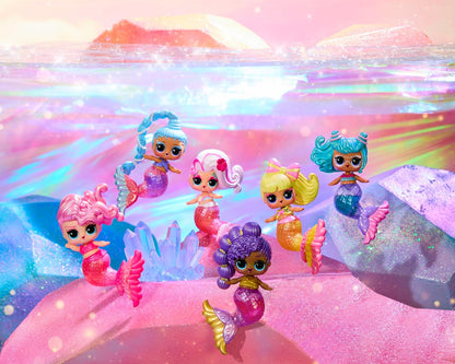 L.O.L. Surprise! Mermaids Makeover Magic Tots – Gloss labial "faça você mesmo" para usar (você e sua boneca), misture e crie maquiagem, diversão com água, 6 bonecas para colecionar – para crianças a partir de 4 anos.