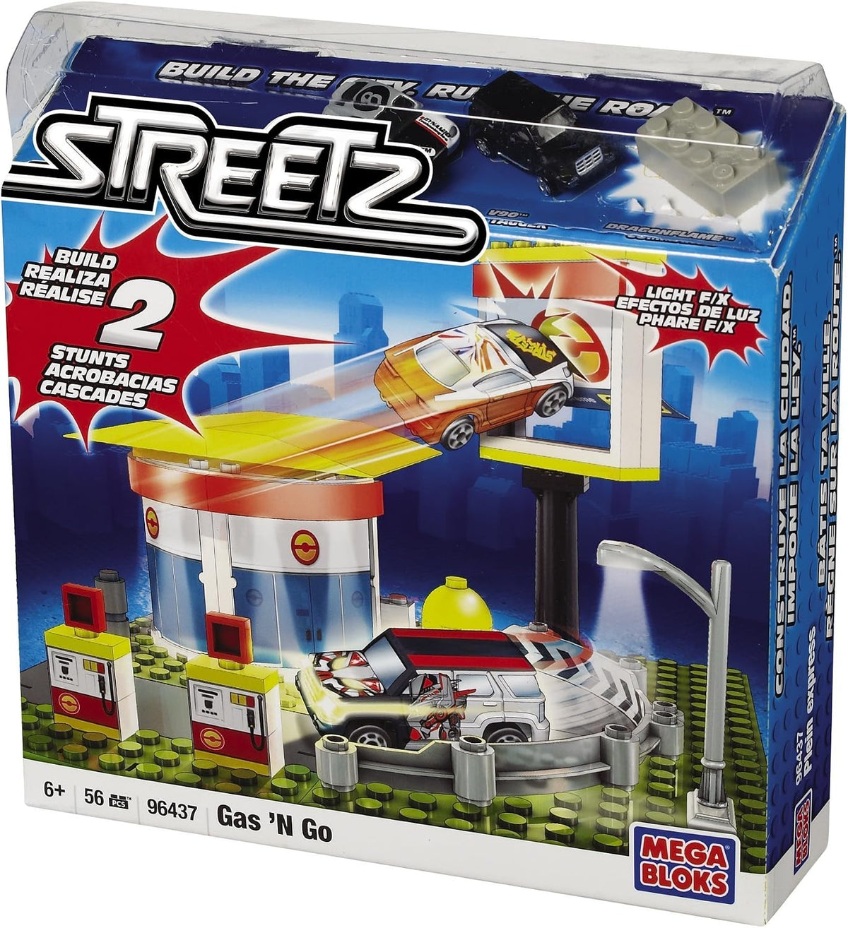 Mega Bloks Streetz Stunt Series Gas 'n' Go