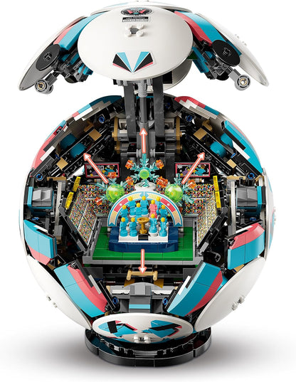 LEGO Football – Kit de Modelo de Exibição 3D com Estádio em Miniatura Interativo – Presente de Aniversário para Meninos, Meninas e Adultos Fãs de Esportes (10+ anos) – 43019