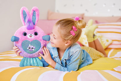 Rainbocorns Mermaidcorn Série 7 Sirena, a Cachorrinha - Pelúcia Colecionável - Surpresas de Sereia, Pelúcia de Aconchego, Adesivos (Cachorrinho)