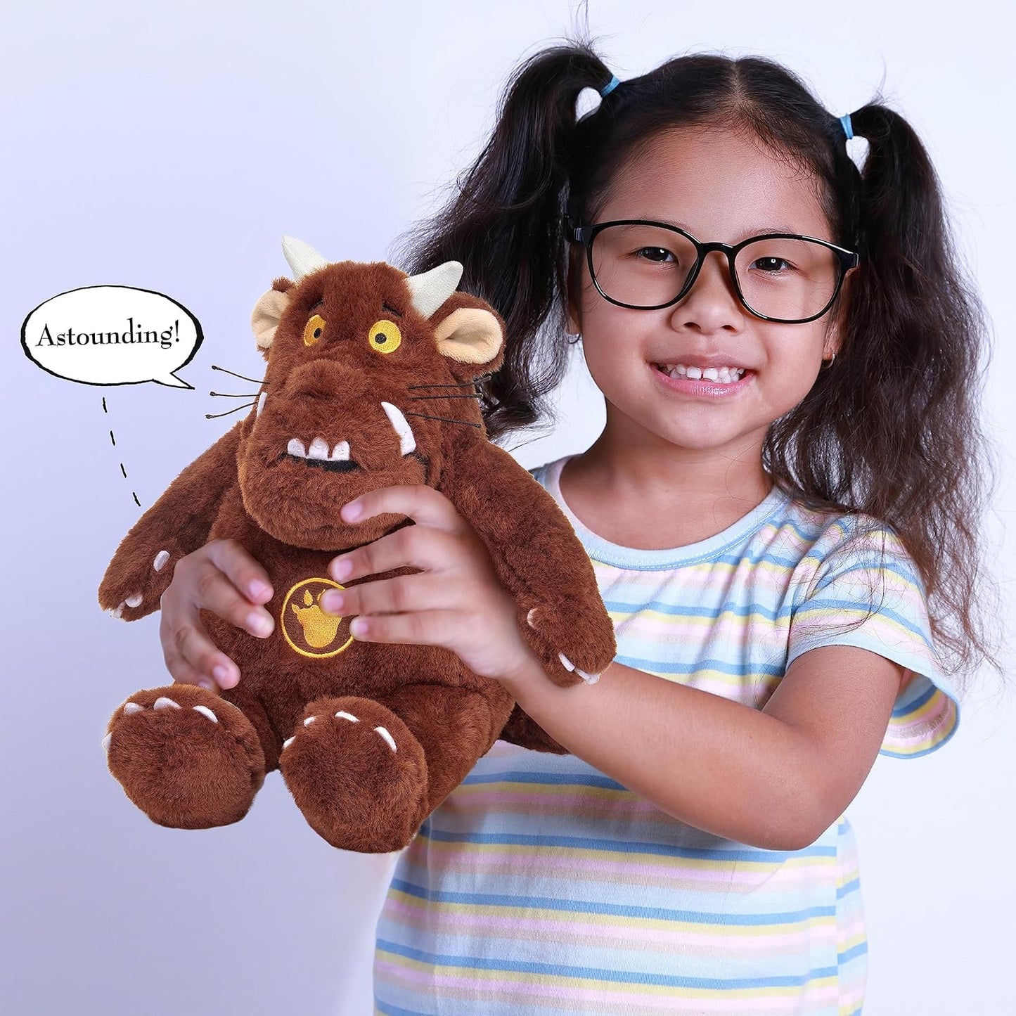 UAU! COISAS: O Gruffalo de Pelúcia Interativo | Brinquedo Oficial de Pelúcia Falante de 30 cm dos Livros e Filmes Infantis de Julia Donaldson e Axel Scheffler | Para Meninos e Meninas de 2 a 6 Anos