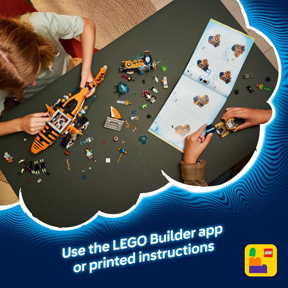 LEGO DREAMZzz 2 em 1 Tanque Tubarão-Tigre - Transforma-se em um Navio Pirata com Canhão - Inclui 5 Minifiguras e 2 Criaturas do Tesouro Colecionáveis - Presente para Meninos a partir de 9 Anos - 71515