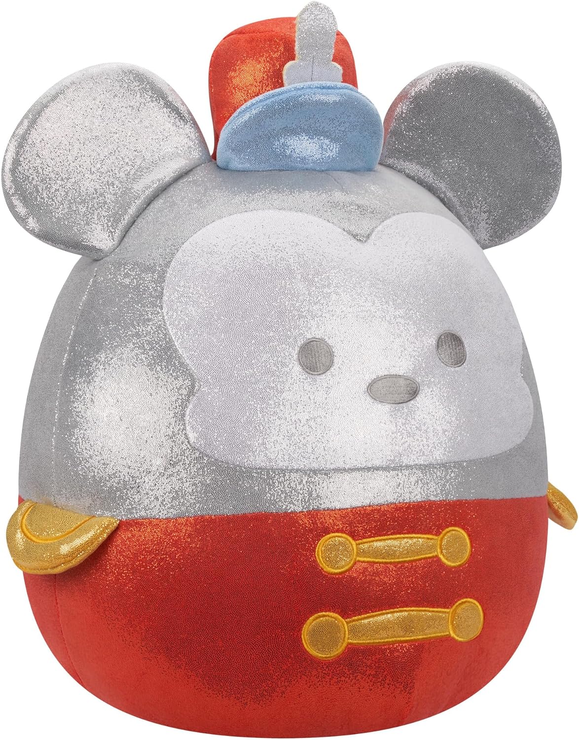 Squishmallows SQDI00221 Disney100 Bandleader Mickey Mouse de 14 pulgadas, peluche grande ultrasuave oficial de Jazwares, negro