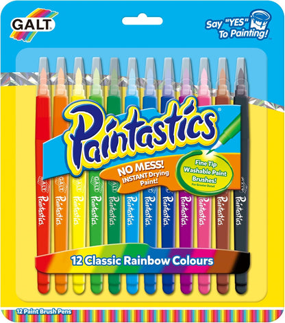 Galt Toys, Paintastics - 12 cores clássicas, canetas de tinta para crianças a partir de 6 anos