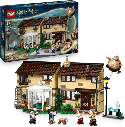LEGO Harry Potter Rua dos Alfeneiros: A Visita da Tia Marge – Casa de Brinquedo com Interior Detalhado, 5 Minifiguras e Figura Inflável da Tia Marge - Presente do Prisioneiro de Azkaban para Meninas e Meninos a partir de 8 Anos - 76451