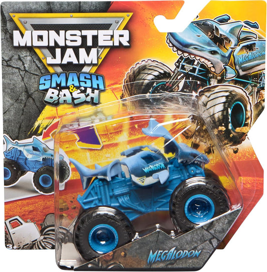 Monster Jam Smash & Bash, Caminhão Monstro Reparável em Miniatura 1:64, Brinquedo Infantil para Meninos e Meninas a partir de 3 Anos, MODELOS VARIADOS (ENVIADOS ALEATORIAMENTE)