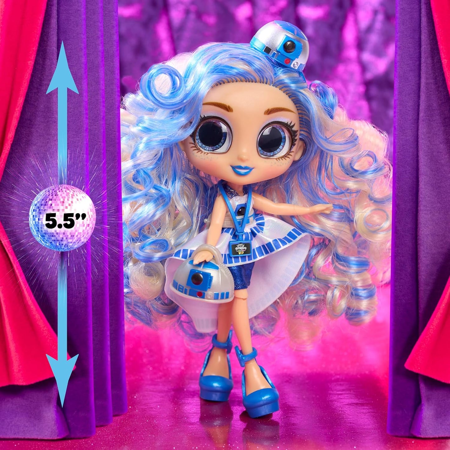 Disney Bonecas Doorables Adoorbs Série 2 – Bonecas colecionáveis de 14 cm com acessórios, surpresa em caixa-surpresa, cabelo implantado e figuras articuladas para crianças a partir de 5 anos.