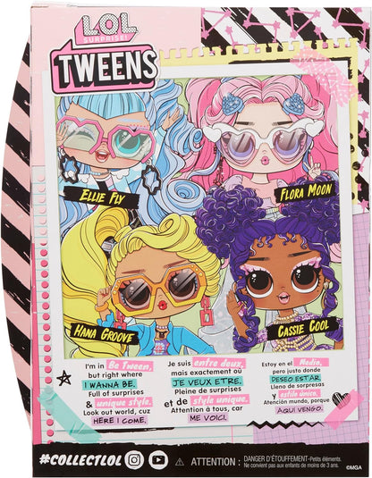 LOL Surprise Tweens - Muñeca de moda Hana Groove - con más de 10 sorpresas y fabulosos accesorios - ideal para niños de 4 años en adelante