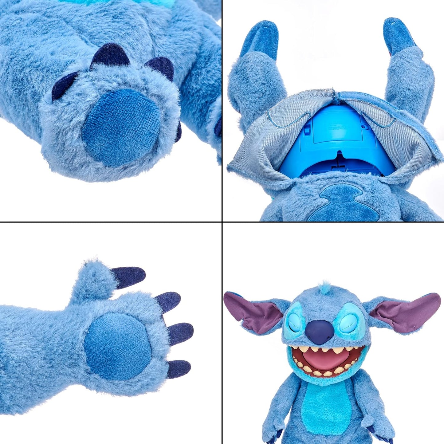 UAU! COISAS: Fantoche Disney Stitch com Efeitos Reais - Pelúcia Animatrônica de 45 cm, Mais de 100 Combinações de Ação e Som, Visual, Sensação e Som Realistas! 1ª Edição, A partir de 6 Anos