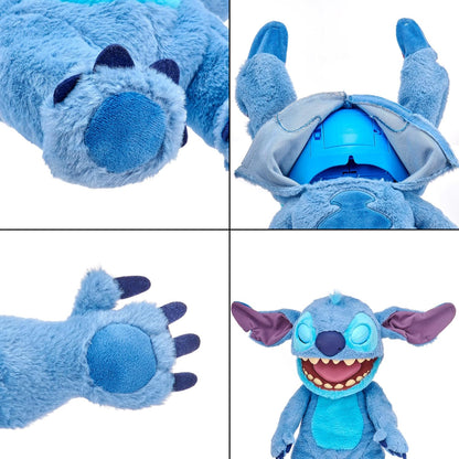 UAU! COISAS: Fantoche Disney Stitch com Efeitos Reais - Pelúcia Animatrônica de 45 cm, Mais de 100 Combinações de Ação e Som, Visual, Sensação e Som Realistas! 1ª Edição, A partir de 6 Anos