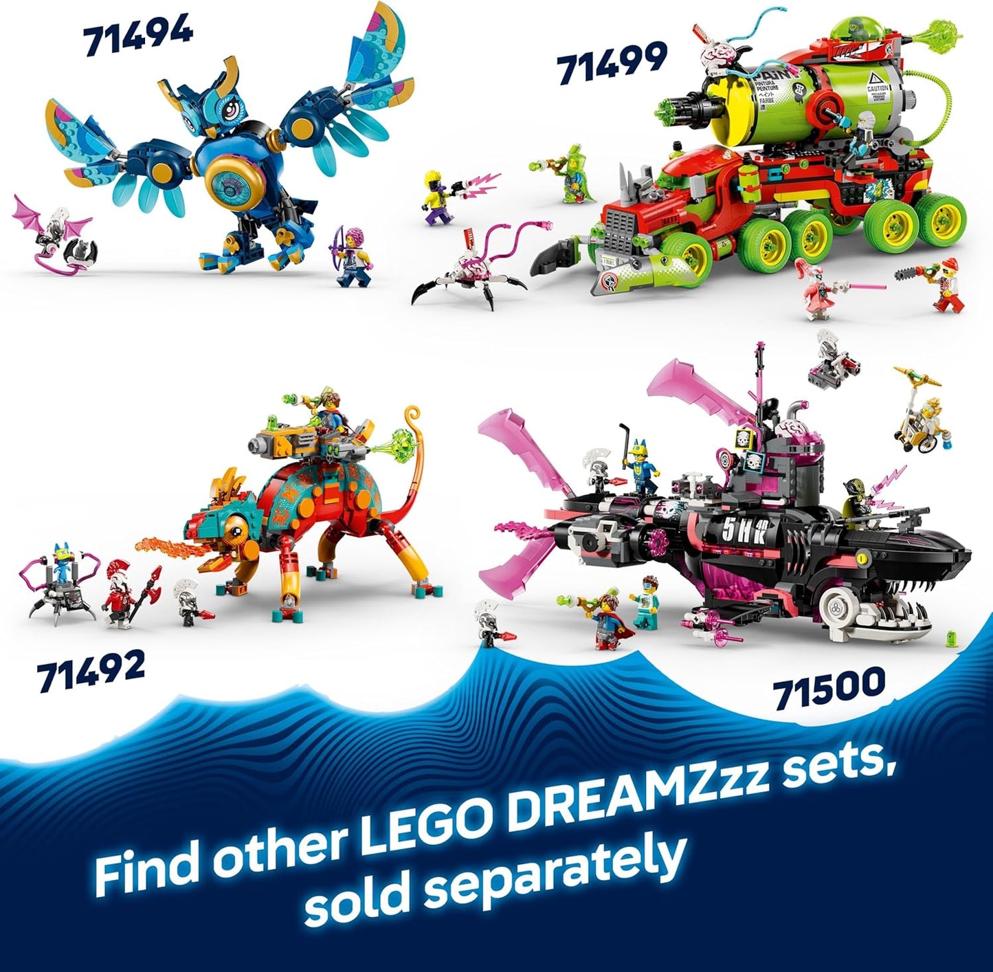 LEGO DREAMZzz 2 em 1 Mateo vs. Cyber Brain Mech - Robô modular para meninos e meninas a partir de 8 anos - Reconstrói e vira um boneco de escorpião - inclui uma minifigura e um sonhador - Ideia criativa para presente 71495