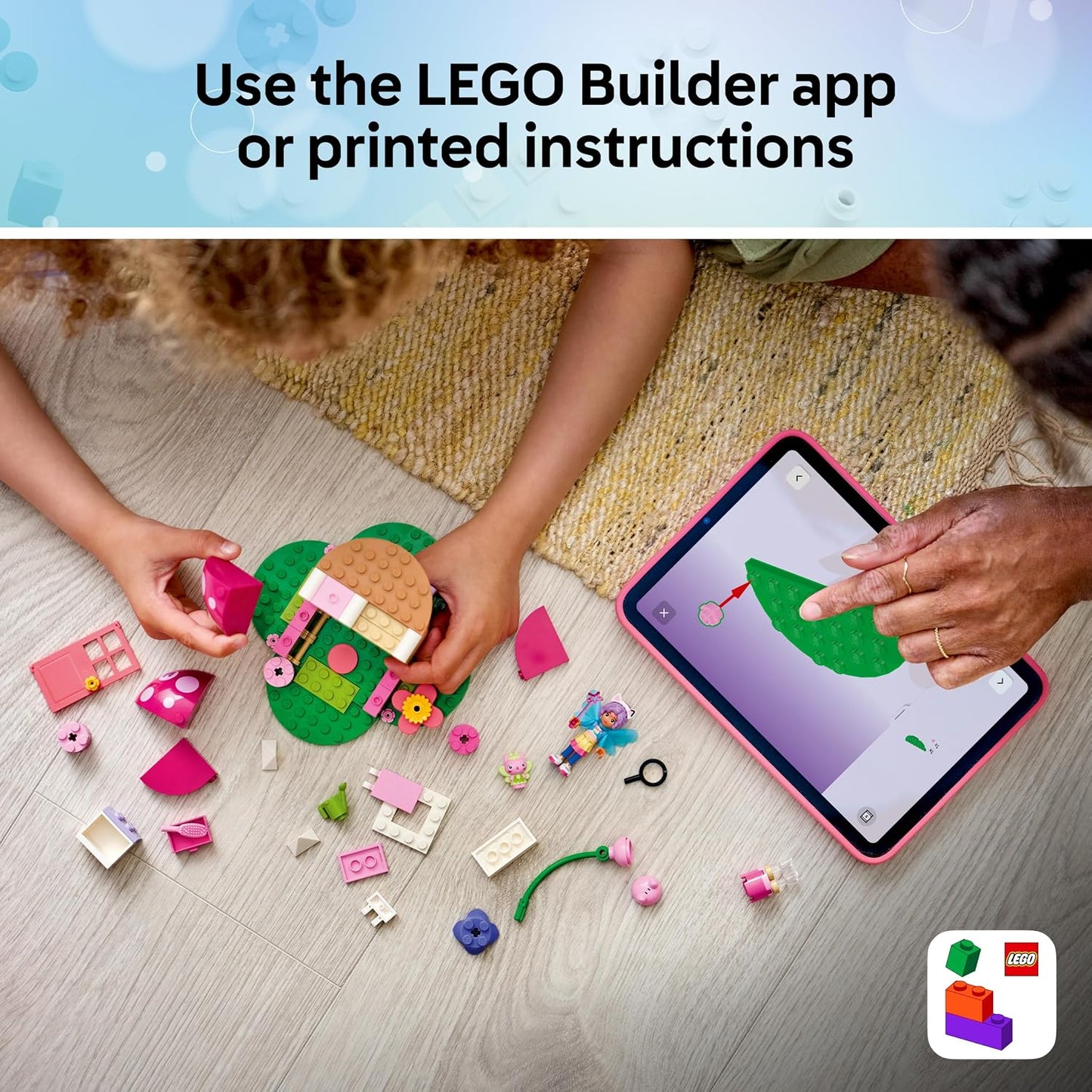 LEGO A Casa Mágica da Gabby – Brinquedo Casa no Jardim da Fada Gatinha – Inclui Miniboneca Gabby Fada, Figura de Gatinho e Acessórios – Ideia de Presente de Aniversário para Meninas a partir de 4 Anos – 11212
