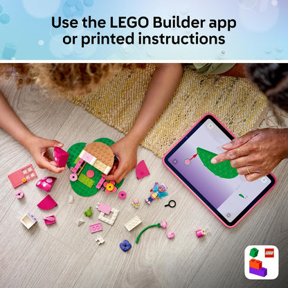 LEGO A Casa Mágica da Gabby – Brinquedo Casa no Jardim da Fada Gatinha – Inclui Miniboneca Gabby Fada, Figura de Gatinho e Acessórios – Ideia de Presente de Aniversário para Meninas a partir de 4 Anos – 11212