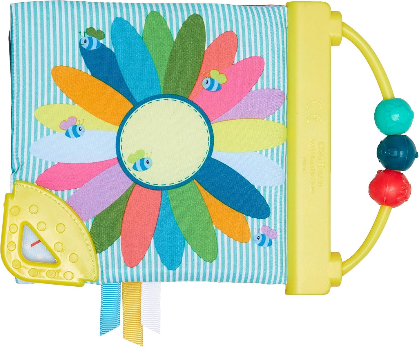 Sophie la Girafe Livro de Aprendizagem Infantil Mordedor Natural, Multicolorido