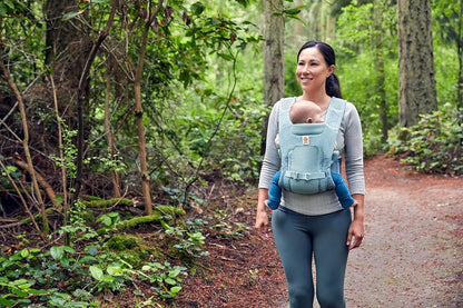 Ergobaby Porta-bebês Aerloom para bebês até crianças pequenas, bolsa ergonômica para carregar bebês em 3 posições feita de material formaknit, abeto